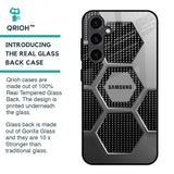 Hexagon Style Glass Case For Samsung Galaxy S23 FE 5G