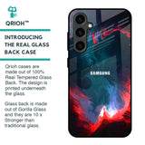 Brush Art Glass Case For Samsung Galaxy S23 FE 5G