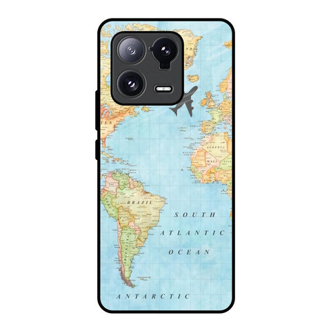 Travel Map Mi 13 Pro Glass Back Cover Online