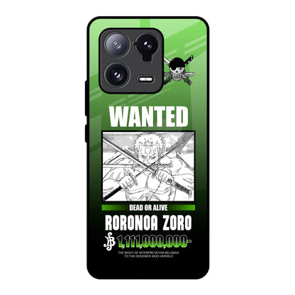 Zoro Wanted Mi 13 Pro Glass Back Cover Online