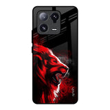 Red Angry Lion Mi 13 Pro Glass Back Cover Online