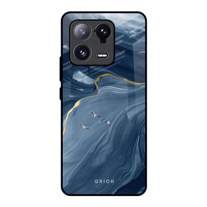 Deep Ocean Marble Mi 13 Pro Glass Back Cover Online