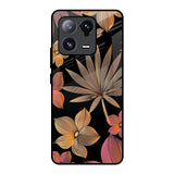 Lines Pattern Flowers Mi 13 Pro Glass Back Cover Online