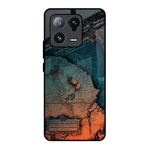 Geographical Map Mi 13 Pro Glass Back Cover Online