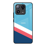 Pink & White Stripes Mi 13 Pro Glass Back Cover Online