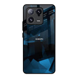 Polygonal Blue Box Mi 13 Pro Glass Back Cover Online