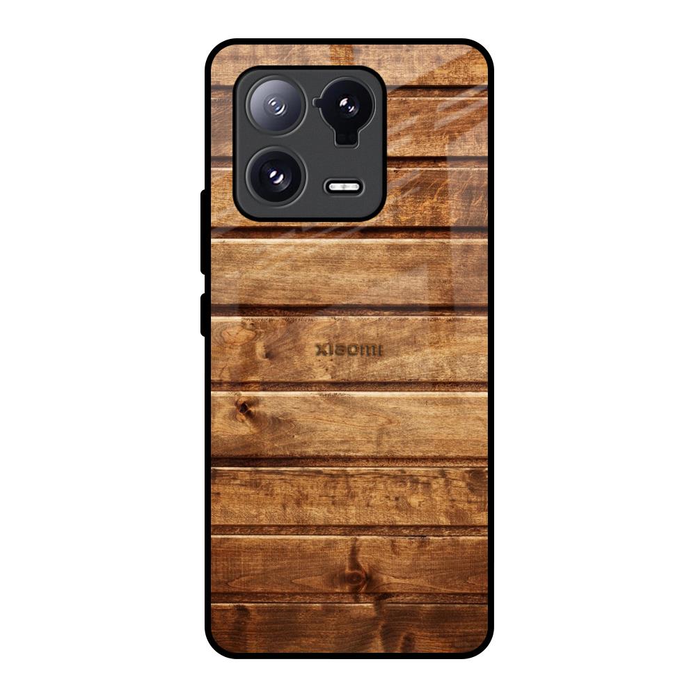 Wooden Planks Mi 13 Pro Glass Back Cover Online