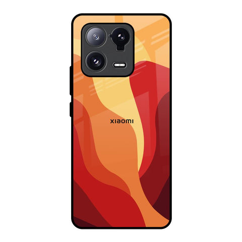 Magma Color Pattern Mi 13 Pro Glass Back Cover Online