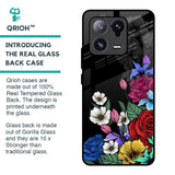 Rose Flower Bunch Art Glass Case for Mi 13 Pro