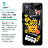 Danger Signs Glass Case for Mi 13 Pro