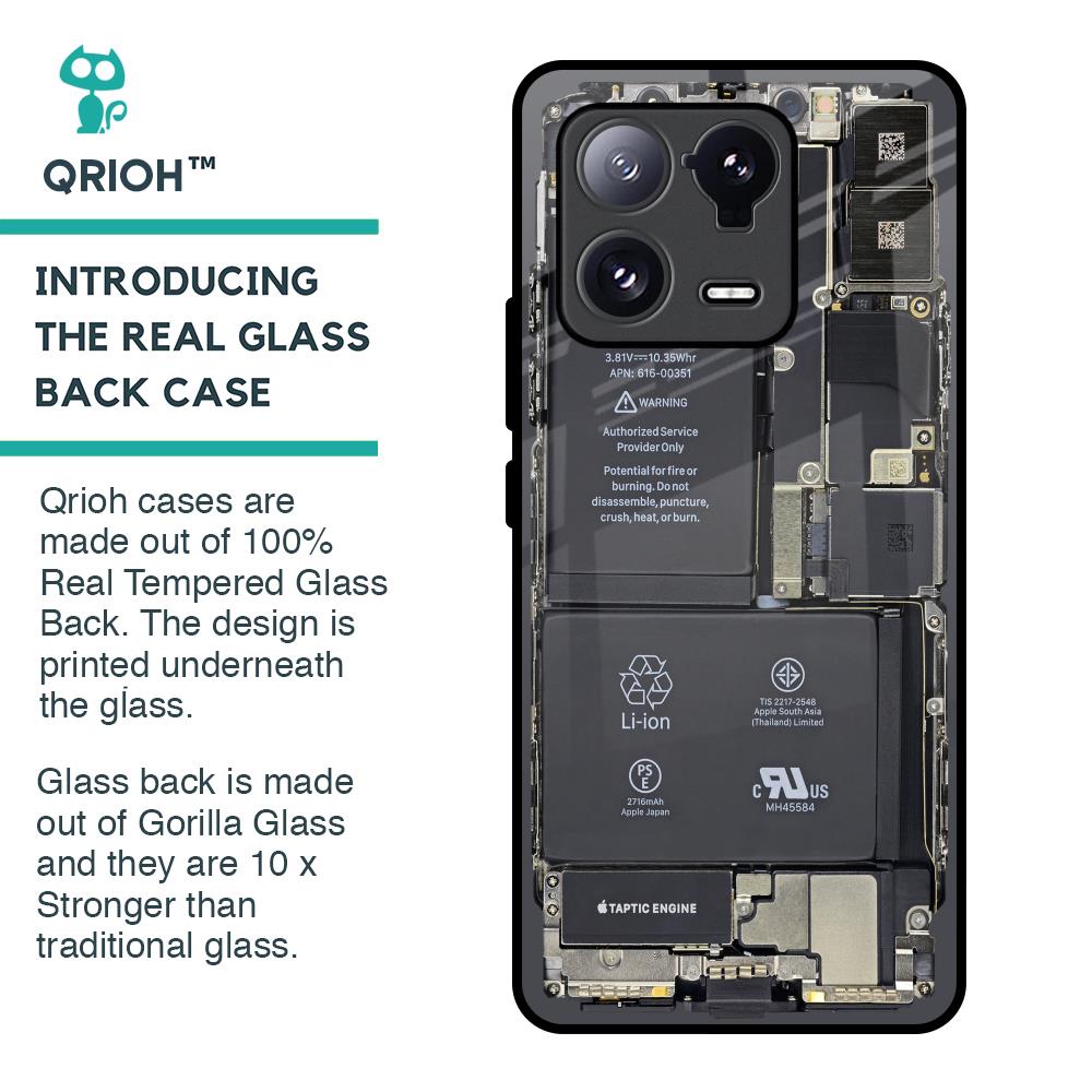 Skeleton Inside Glass Case for Mi 13 Pro
