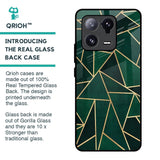 Abstract Green Glass Case For Mi 13 Pro