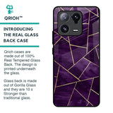 Geometric Purple Glass Case For Mi 13 Pro