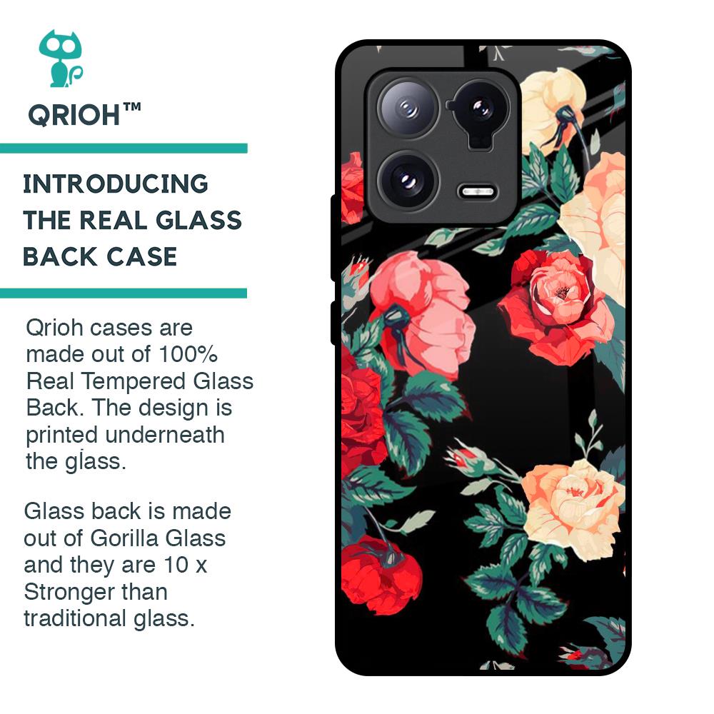 Floral Bunch Glass Case For Mi 13 Pro