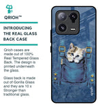 Kitty In Pocket Glass Case For Mi 13 Pro