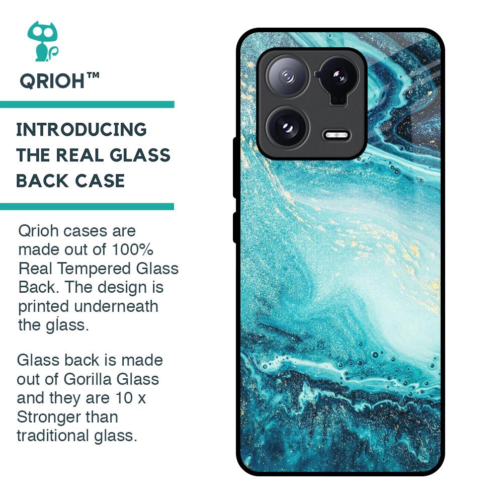 Sea Water Glass Case for Mi 13 Pro