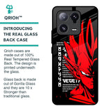 Red Vegeta Glass Case for Mi 13 Pro