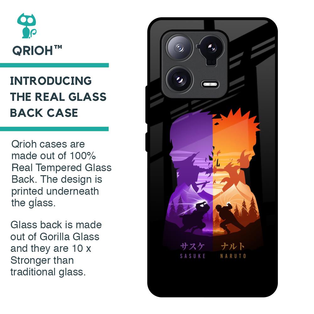 Minimalist Anime Glass Case for Mi 13 Pro