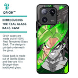 Anime Green Splash Glass Case for Mi 13 Pro