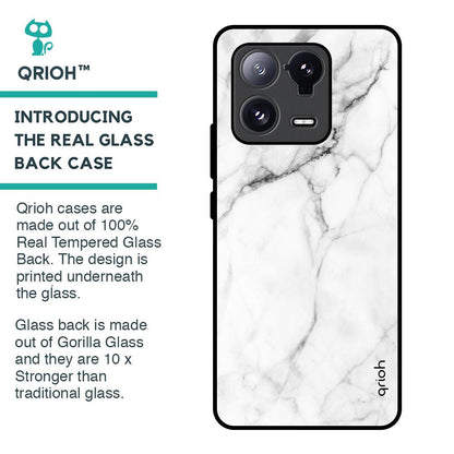 Modern White Marble Glass Case for Mi 13 Pro