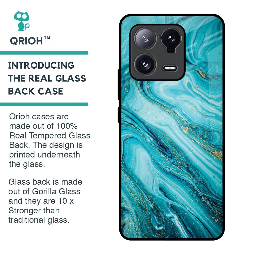 Ocean Marble Glass Case for Mi 13 Pro