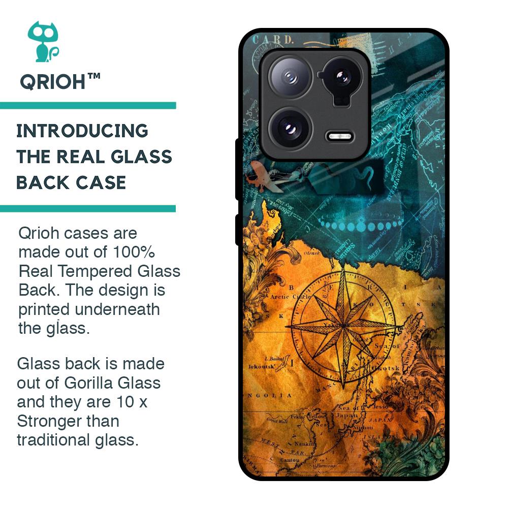 Architecture Map Glass Case for Mi 13 Pro