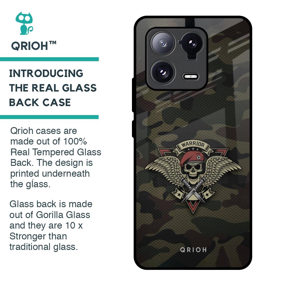 Army Warrior Glass Case for Mi 13 Pro