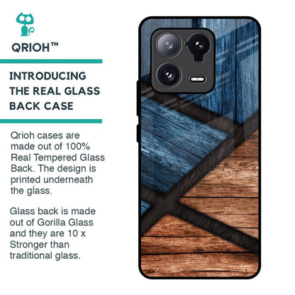 Wooden Tiles Glass Case for Mi 13 Pro
