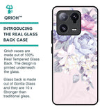 Elegant Floral Glass Case for Mi 13 Pro