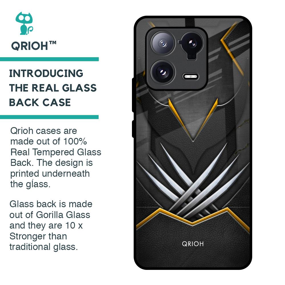 Black Warrior Glass Case for Mi 13 Pro