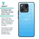 Wavy Blue Pattern Glass Case for Mi 13 Pro