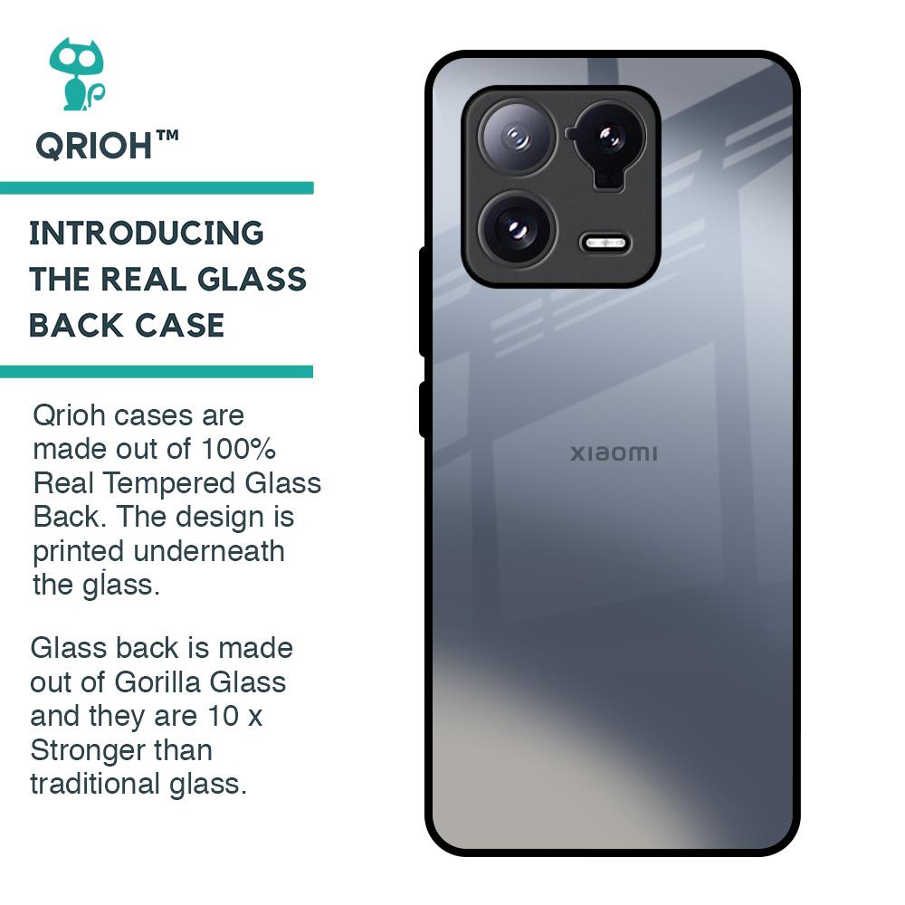 Space Grey Gradient Glass Case for Mi 13 Pro