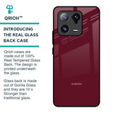 Classic Burgundy Glass Case for Mi 13 Pro