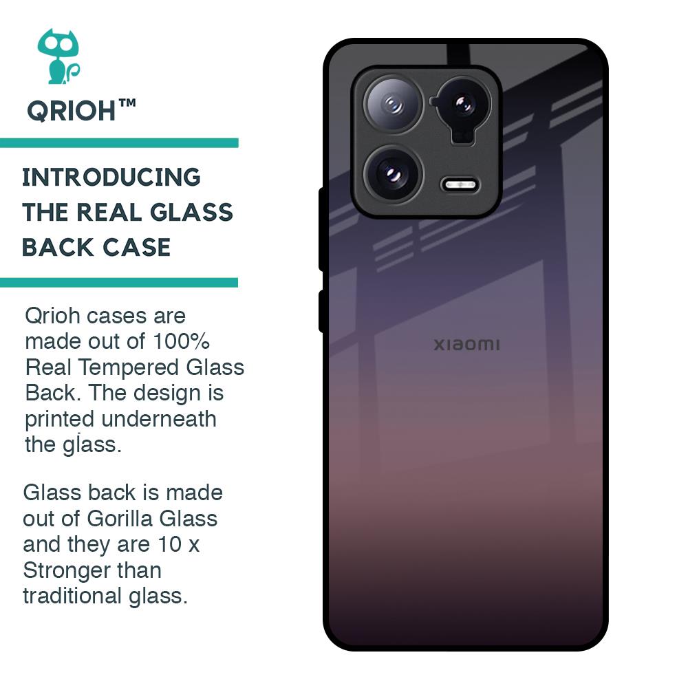 Grey Ombre Glass Case for Mi 13 Pro