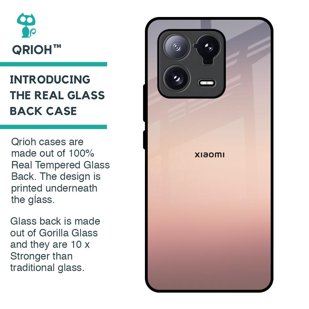 Golden Mauve Glass Case for Mi 13 Pro