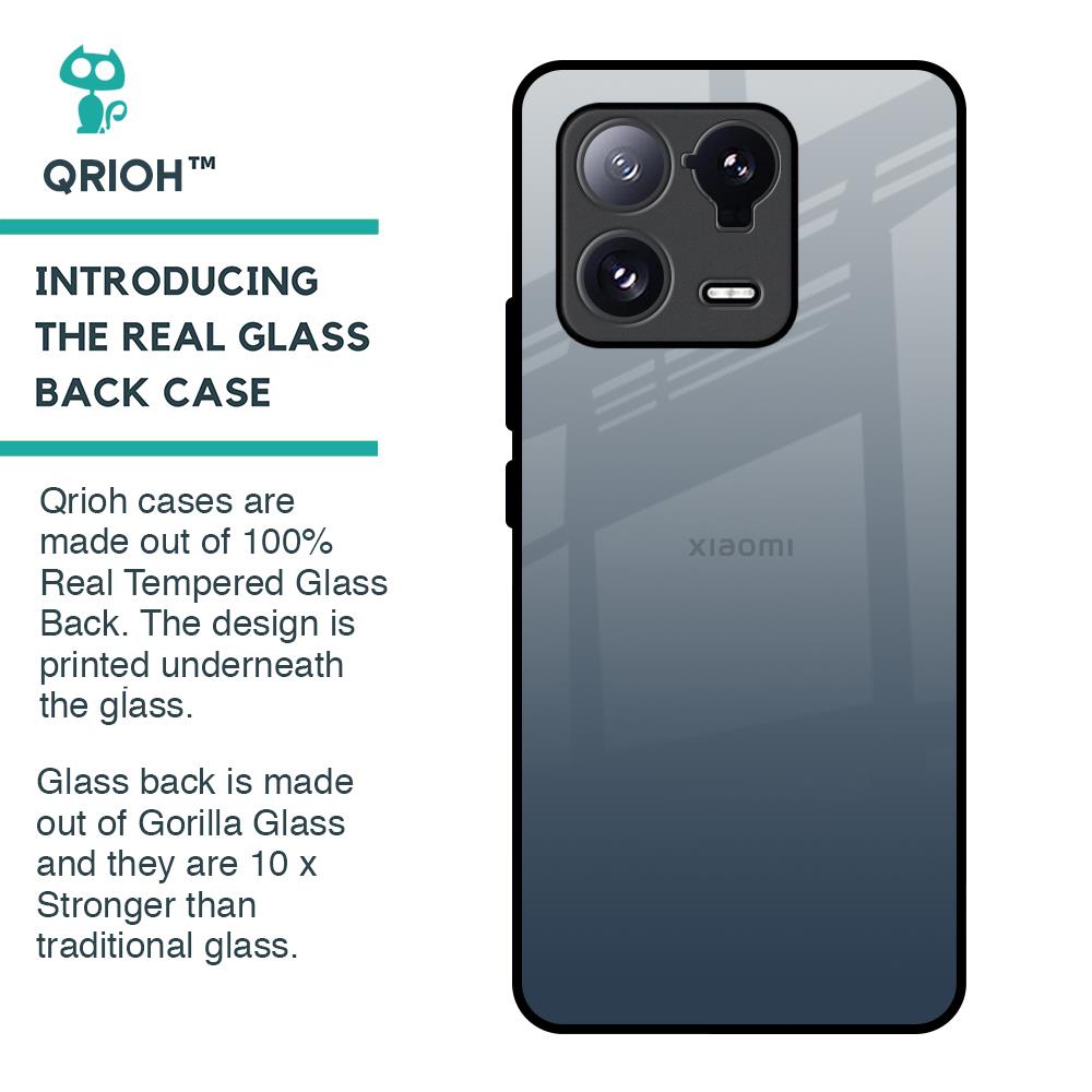 Smokey Grey Color Glass Case For Mi 13 Pro