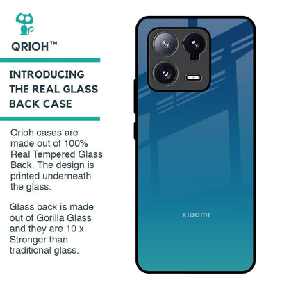 Celestial Blue Glass Case For Mi 13 Pro