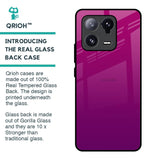 Magenta Gradient Glass Case For Mi 13 Pro