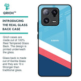 Pink & White Stripes Glass Case For Mi 13 Pro