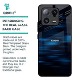 Blue Rough Abstract Glass Case for Mi 13 Pro