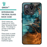 Golden Splash Glass Case for Mi 13 Pro