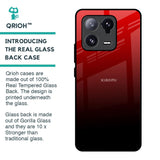 Maroon Faded Glass Case for Mi 13 Pro