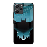 Cyan Bat Redmi 12 Glass Back Cover Online