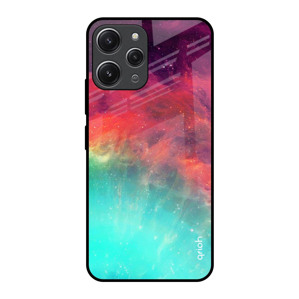 Colorful Aura Redmi 12 Glass Back Cover Online