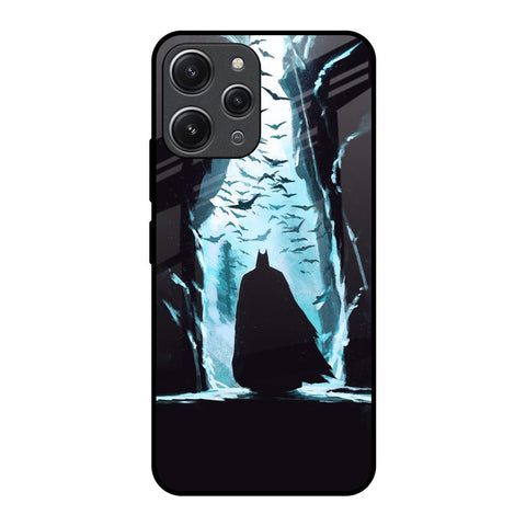 Dark Man In Cave Redmi 12 Glass Back Cover Online