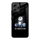 Real Struggle Redmi 12 Glass Back Cover Online