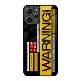 Aircraft Warning Redmi 12 Glass Back Cover Online