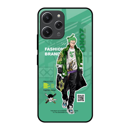 Zoro Bape Redmi 12 Glass Back Cover Online