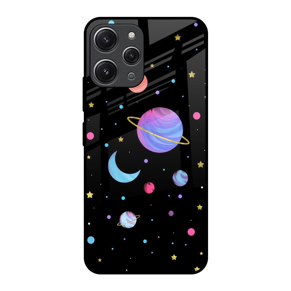 Planet Play Redmi 12 Glass Back Cover Online