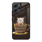 Tea With Kitty Redmi 12 Glass Back Cover Online